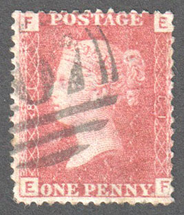Great Britain Scott 33 Used Plate 81 - EF - Click Image to Close